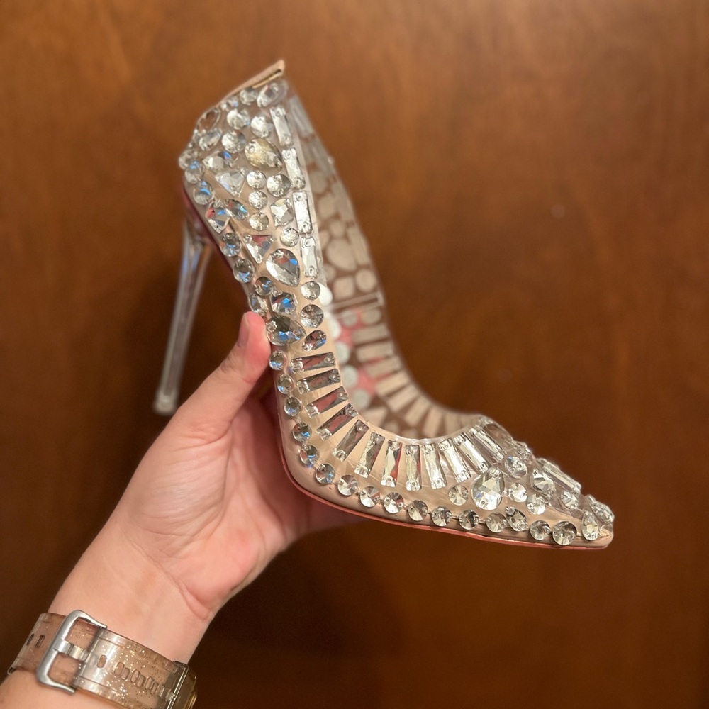 Elegant Diamond Stiletto Heels